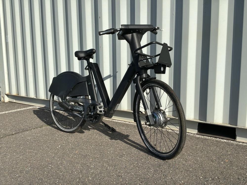E-Bike mit Korb